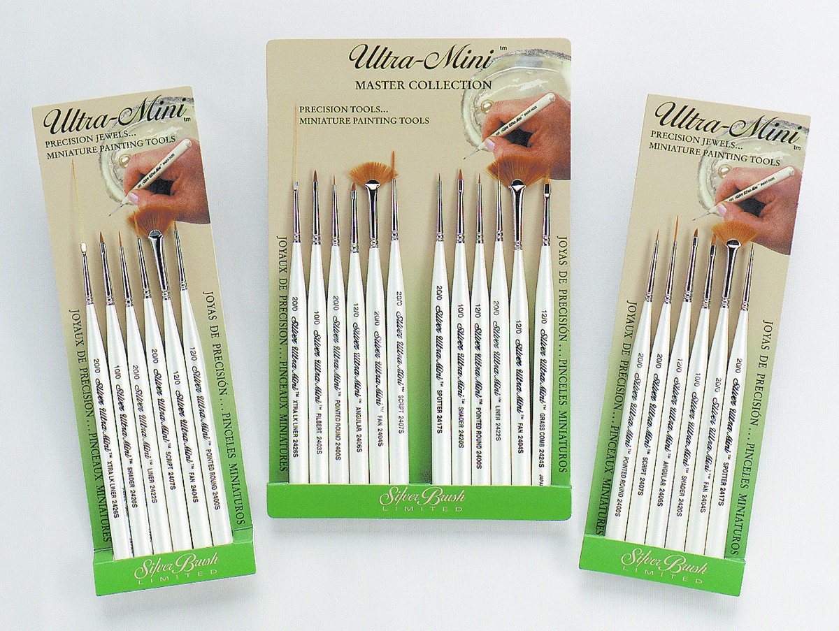 Ultra Mini® Designer Round 6 Short Handled Brush – Fiddlehead Artisan Supply
