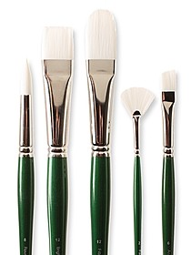 The Mizzou Store - Princeton 6100 Synthetic Bristle Oil & Acrylic Brushes 8  Round