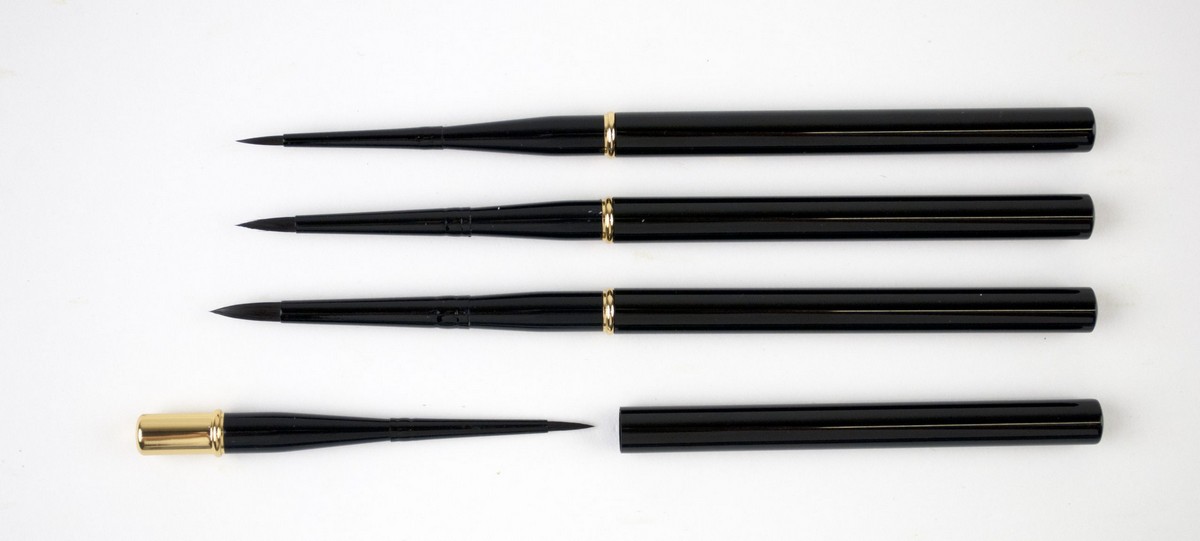Silver Brush : Black Velvet : Voyage Travel Brush : Series 3100ST : Round :  Size 8 - Travel Brushes - Plein Air Painting - Color